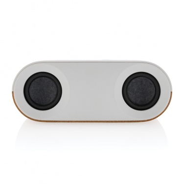 Logo trade advertising products image of: Oregon RCS recycled plastic and cork 10W speaker